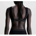 Dámský vrchní díl plavek KW02038 BEH černá - Calvin Klein