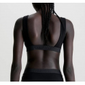 Dámský vrchní díl plavek KW02038 BEH černá - Calvin Klein