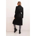 Dámský kabát 4595 Černá - K-Fashion
