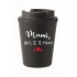 MAMI, DÍKY, ŽE TĚ MÁM! - černý termohrnek 300 ml