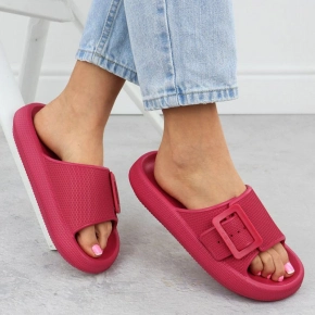 Dámské nazouváky / žabky RR274A583 Tmavě růžová - Big Star 