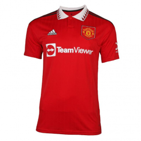 Pánské polo tričko Manchester United H Jsy M H13881 červené - Adidas