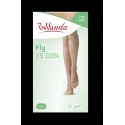 Dámské silonkové podkolenky FLY 15 den Černá - Bellinda