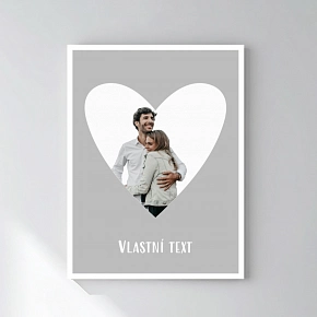 Personalizovaný magický fotoobraz v rámu - 30x40 - výřeze fotky na podkladu 