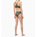 Sportovní podprsenka QF5577E-7GV khaki - Calvin Klein