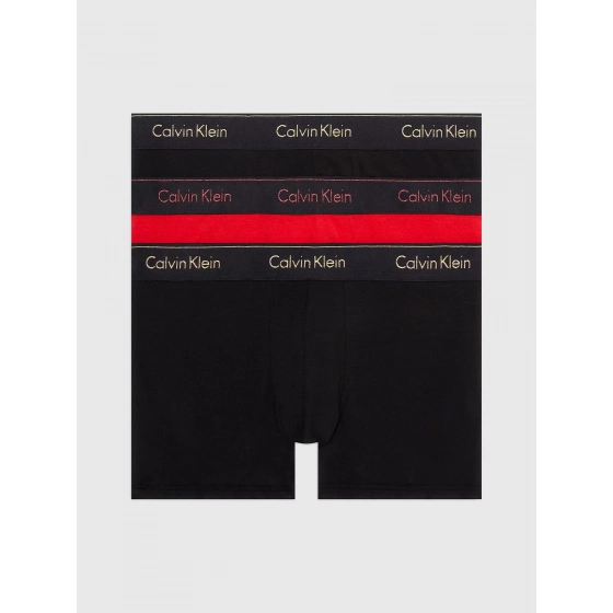 Pánské boxerky 000NB3873A KHZ černo červené - Calvin Klein
