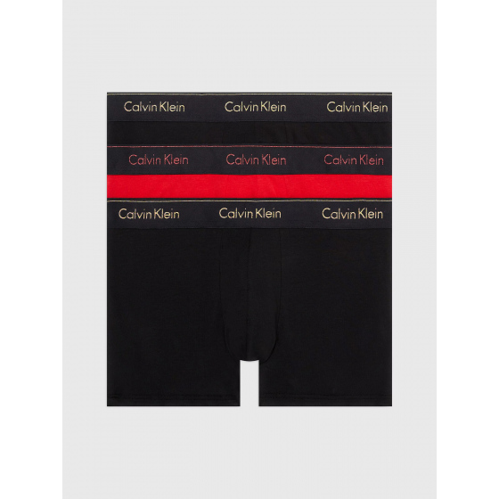Pánské boxerky 000NB3873A KHZ černo červené - Calvin Klein