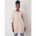 Dámská dlouhá mikina RV BL-6941.39P Béžová - Fashion Relevance
