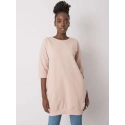 Dámská dlouhá mikina RV BL-6941.39P Béžová - Fashion Relevance