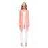 Dlouhé sako S071 lososové - Stylove