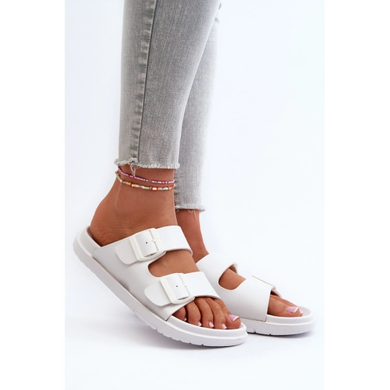 Dámské žabky NN274A751 Bílé - Big Star