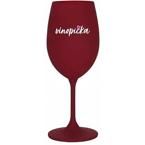 Sklenka - VÍNOPIČKA - bordo sklenice na víno 350 ml