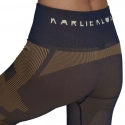 Dámské legíny HB1436 Karlie Kloss tmavě modrá-hnědá - Adidas
