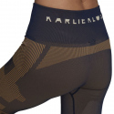 Dámské legíny HB1436 Karlie Kloss tmavě modrá-hnědá - Adidas