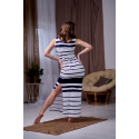 Dámské šaty Dress 0153 Bílá/černá - Effetto