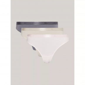 Dámská tanga 3 PACK  UW0UW04480 0R4 vícebarevné - Tommy Hilfiger