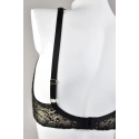 Dámská podprsenka JULIA BRALETTE 19185 Černá s béžovou - Mediolano