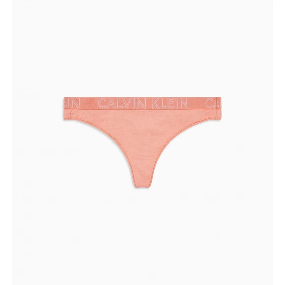 Tanga QD3636E-CHM meruňková - Calvin Klein