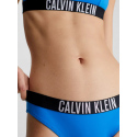 Dámský spodní díl bikin KW0KW01983 C4X modrá - černá - Calvin Klein
