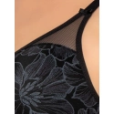 Dámská podprsenka Vision Bloom 0203288 434 / 433 black bloom - Felina