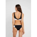 Vrchní díl plavek KW0KW00839-BEH černobílá - Calvin Klein