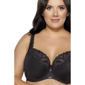 Dámská podprsenka 2107 Yasemin Černá s béžovou - AVA