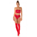 Sexy Latexlook Hotpants se zipem - Koucla