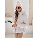 Dámská zimní bunda TY5042  sv. šedá - FashionStreet