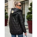 Dámská prošívaná bunda TY5546 černá - FashionStreet 