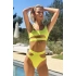 Dámské plavky Malibu Cut Out Bikini Lime - Hugz