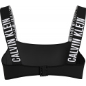 Dámské plavky horní díl BANDEAU-RP KW0KW01825BEH černé - Calvin Klein