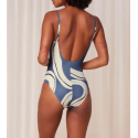 Dámské jednodílné plavky Summer Allure OP 01 modré - Triumph