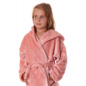 Dětský župan Siena s kapucí 9156 pink pearl - Vestis