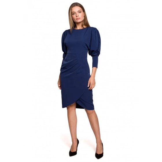 Dámské šaty S284 Tmavě modrá - Stylove