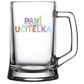 Personalizovaná pivní sklenice pro paní učitelku/pana učitele Personalizovaná pivní sklenice pro paní učitelku/pana učitele
