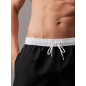 Pánské plavky KM0KM01051 BEH černé - Calvin Klein