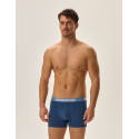 Pánské boxerky 3PACK Jarl 41930-MLC Jeans modrá vzor - Henderson