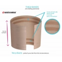 Pásky na stehna Thigh Bands hladké - Sesto Senso