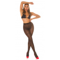 Dámské sexy punčochové kalhoty SH6715 černé se vzorem - Koucla