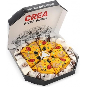 Pánské ponožky Pizza vícebarevné - Crea Socks