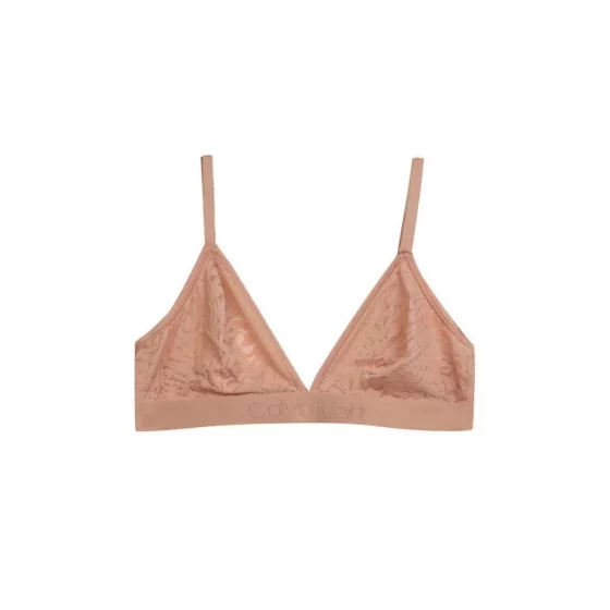 Dámská podprsenka QF7491E FSR skořicová - Calvin Klein