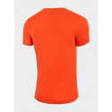 Pánské tričko H4L22-TSM010-70S oranžové - 4F