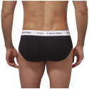 Pánské slipy 3 Pack  0000U2661G 998 černá/bílá/šedá - Calvin Klein