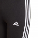 Dívčí legíny Essentials 3 Stripes GN4046 Černá s bílou - Adidas