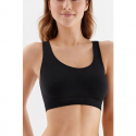 Dámská bezešvá podprsenka Top tank Seamless S103 Černá - Gabriella