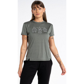 Dámské tričko DWT589 Unwind Tee DDH khaki - Dare2B