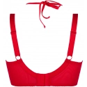 Dámská sexy podprsenka Plus Size V-8721 Červená - Axami