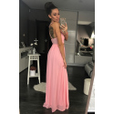 Dámské plesové dlouhé šaty - PINK BOOM