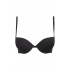 Podprsenka push-up Microfiber 162394 CC203 00020 černá - Emporio Armani