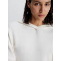 Dámská mikina 000QS7000E 101 ecru - Calvin Klein
